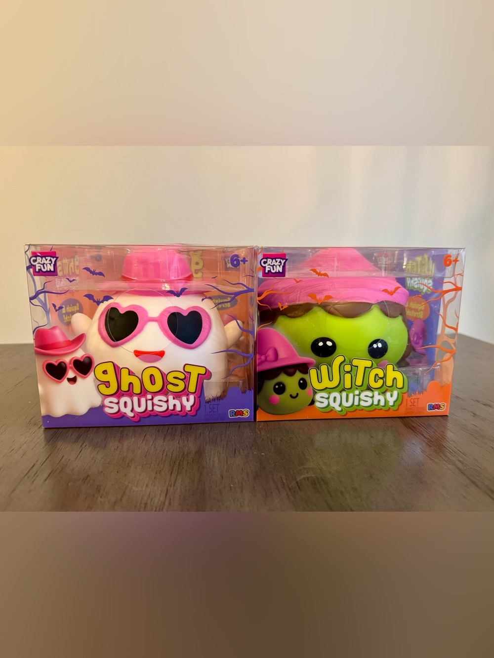 RMS Ghost & Witch Squishy Duo 2 pack Squish & Stretch Toy